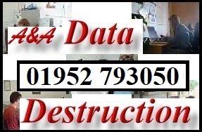 Dudley data destruction, USB - hard disk drive destruction