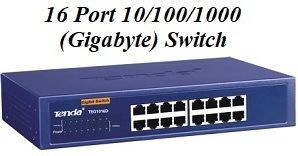 Dudley office network upgrade 16 port network switch