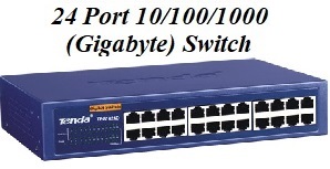 Dudley office network upgrade 24 port network switch